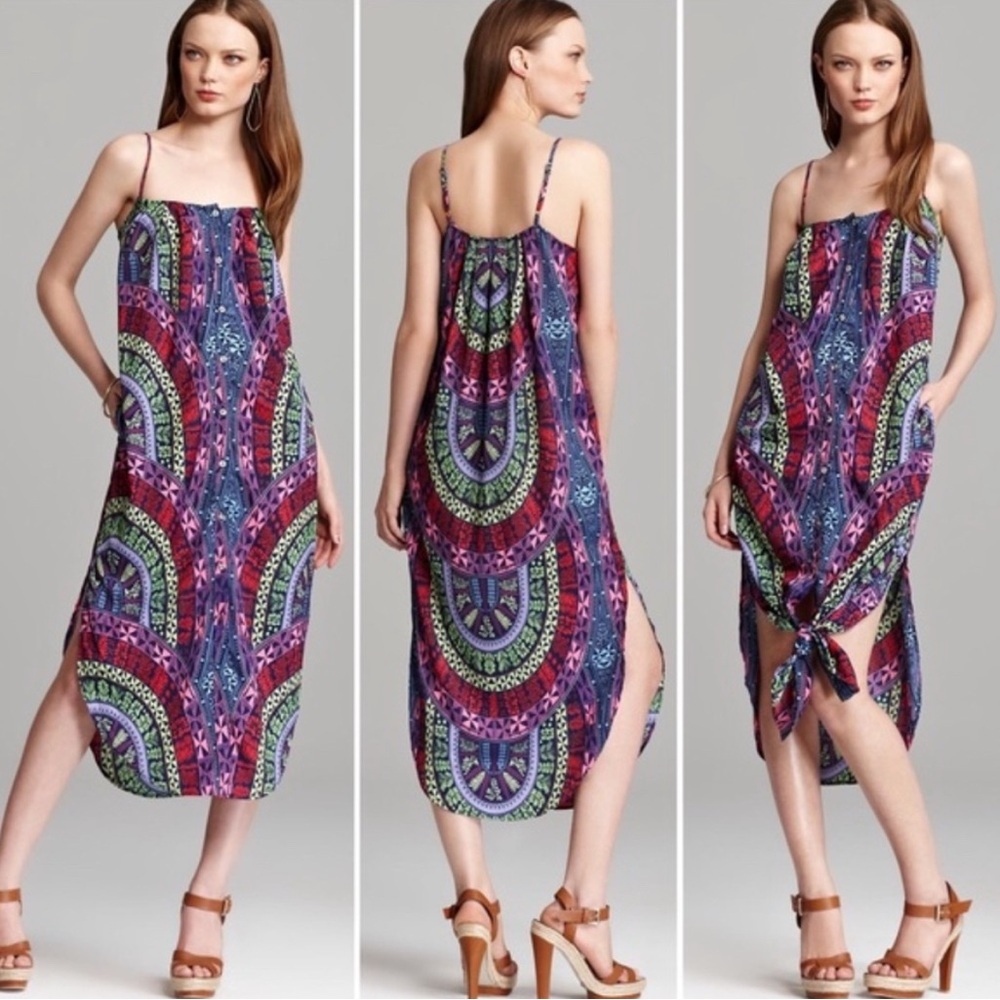 Mara Hoffman Medium Medicine Wheel Button Sundress Dress